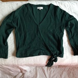Madewell tie front top